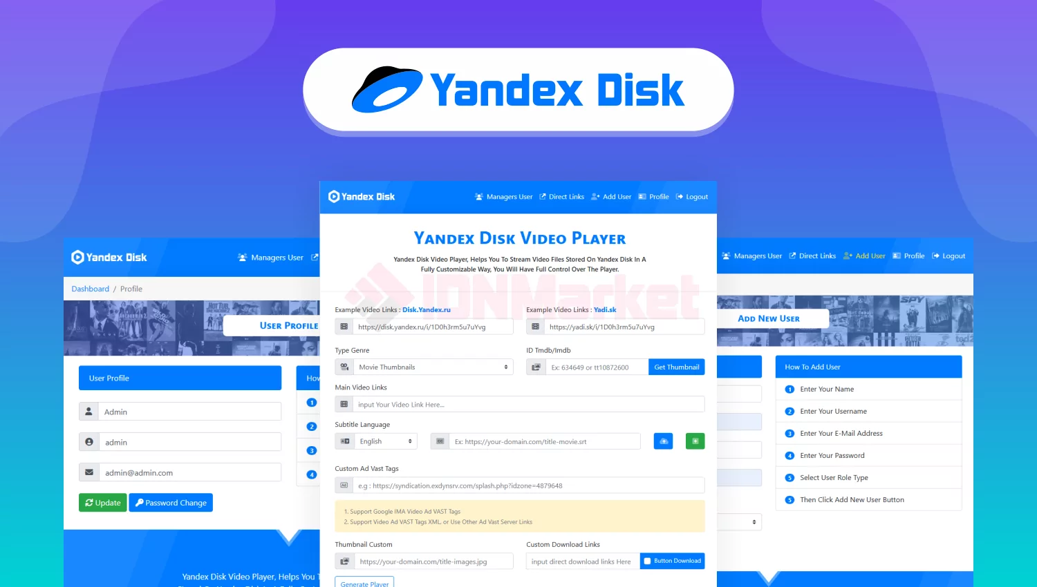 YandexDisk - Simple Video Player & Direct URL Shortener & Quality Auto HD