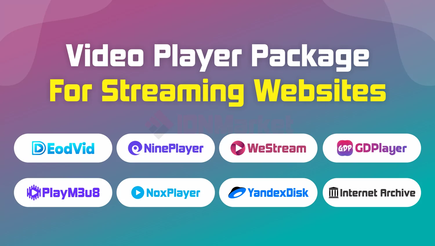 Video Player Tools Pakage For Streaming Movies Website
